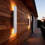 lumière led applique murale moderne étanche ip65 18w blanc noir adhésiveextérieur