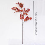 décoration murale branche artificielle bamboo soie rouge vert moderne minimalisteextérieur mariage anniversaire