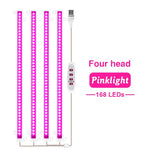 lampe led culture végétale usb alimentée 5v variateur sans fil blanc rose bleu moderne