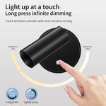 veilleuse led rechargeable interrupteur tactile deco murale moderne chambre noir blanc