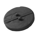 coussin rond noir mousse mémoire forme moderne antidérapant ceinture noire confortable pliable camping siège