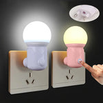 veilleuse led moderne enfant boule blanc rose prise eu changement couleur