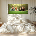 toile d'impression personnalisée moderne cadre blanc photo famille animaux paysages mariage anniversaire décoration maison