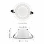 ampoule led spot blanc moderne 104mm diamètre 63mm hauteur 45mm profondeur