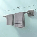 porte serviettes mural adhésif blanc gris noir texture métallique moderne minimaliste serviettes sabots 30cm