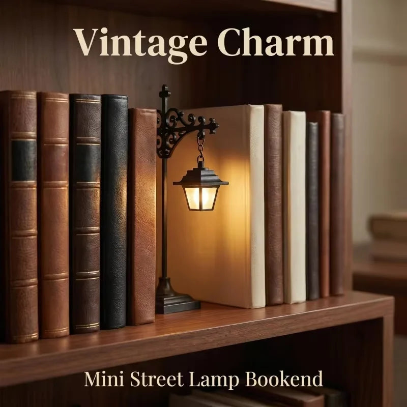 lampe vintage lanterne bibliothèque éclairage étagère gothique décoration livres đèn