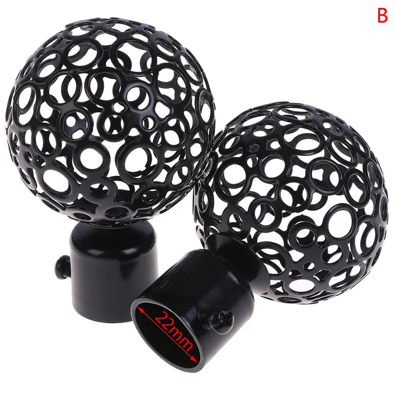 boule suspension moderne noir blanc perforée décorative eyelets 22mm 28mm