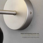 lampe murale led marbrée moderne minimaliste blanc noir globes opaques chambre salon