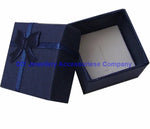 boîtes bijoux papier rouge noir vert rose bleu orange marron ruban satin classique