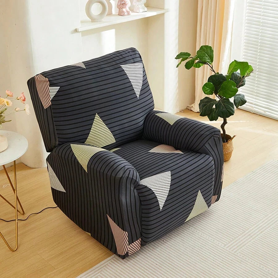 housse canapé moderne motif feuilles tropicales multicolore fauteuil salon canapé
