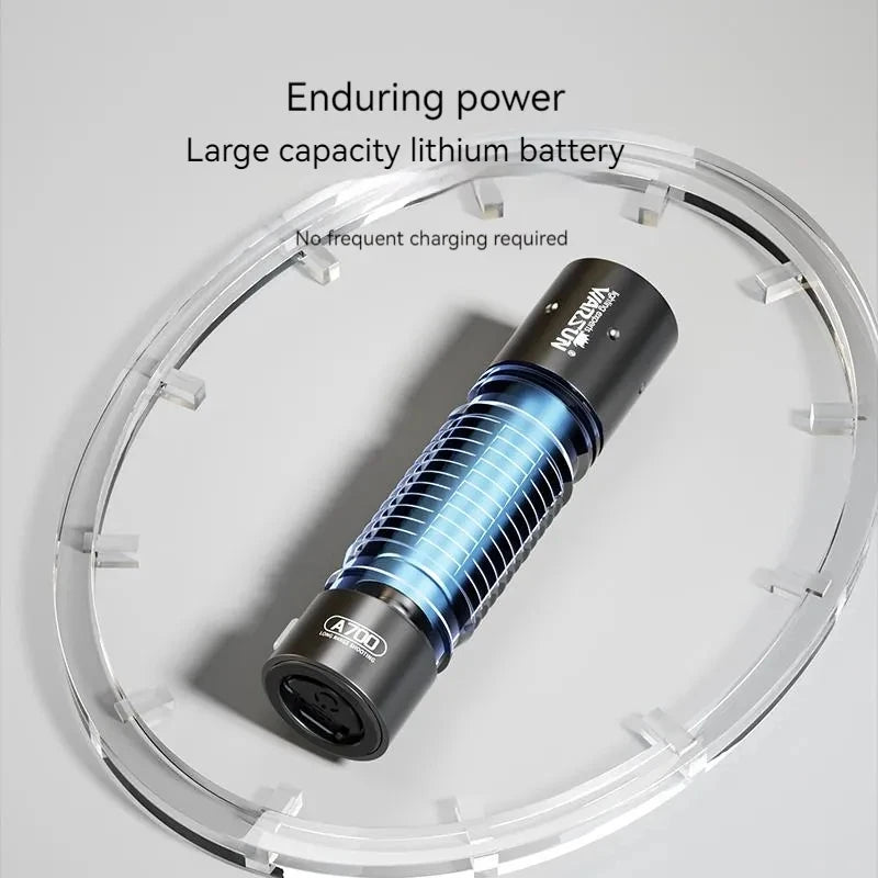 lampe torche led rechargeable 1000 lumens clip portable 10w tactique moderne
