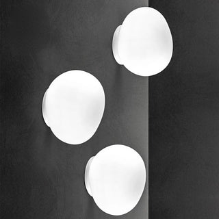lampe murale moderne verre acrylique led blanc gris foncé suspension chambre salon
