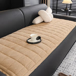 housse canapé peluche rayée gris clair moderne antidérapante machine 70x150 70x180