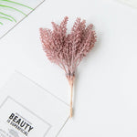 décoration naturelle bouquet séché feuilles vertes intérieur extérieur rustique ornement automne