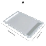support desserts multi niveaux blanc dentelle classique fruits gâteaux macarons partyDecoration