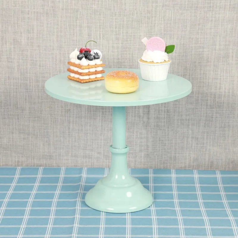 support gâteaux moderne bleu clair rose pâle blanc doré 10 12 pouces