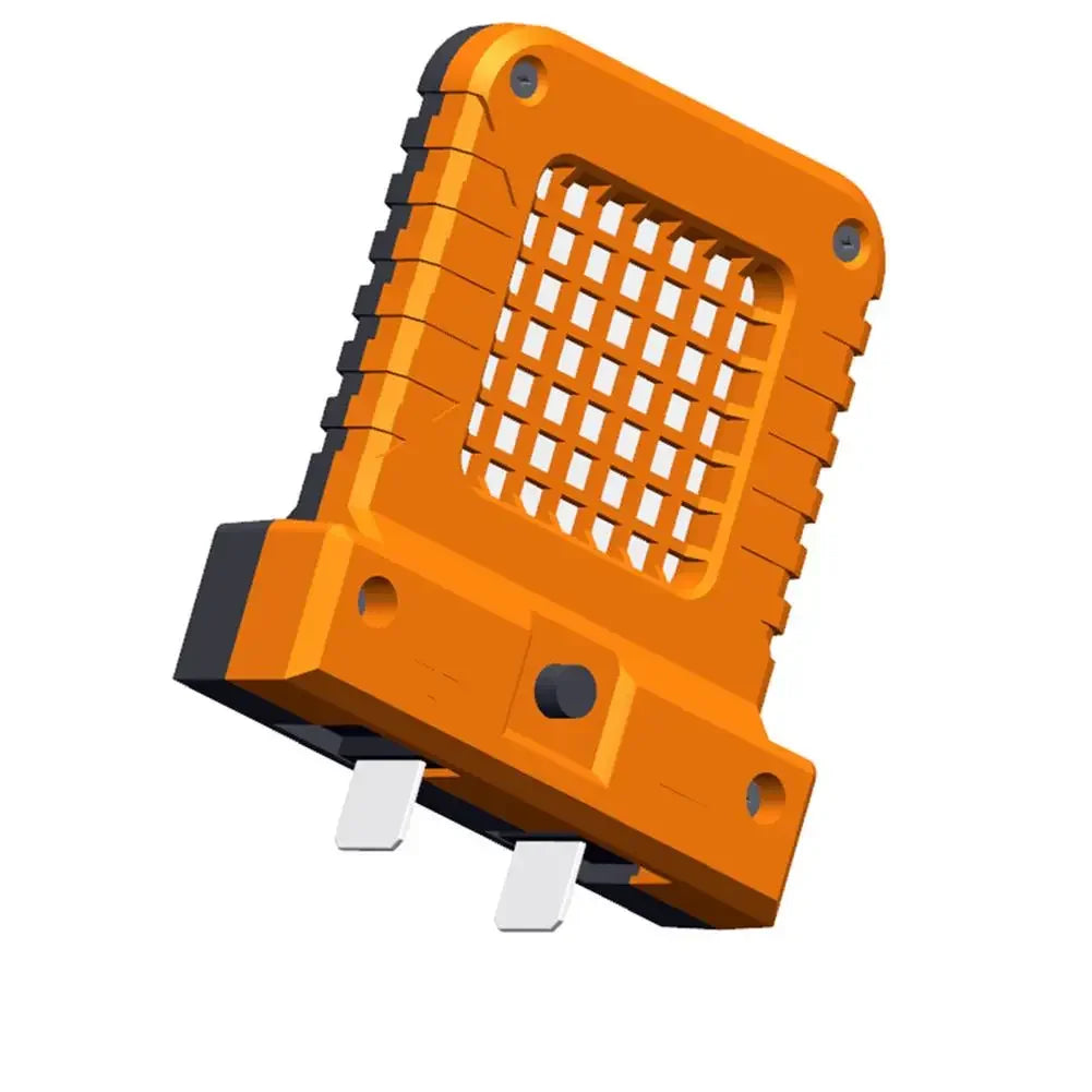 lampe travail led noir jaune moderne batterie intégrée clips rechargeable portative