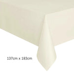 serviette table jetable rectangulaire unie mariage anniversaire fête décoration table plastique moderne