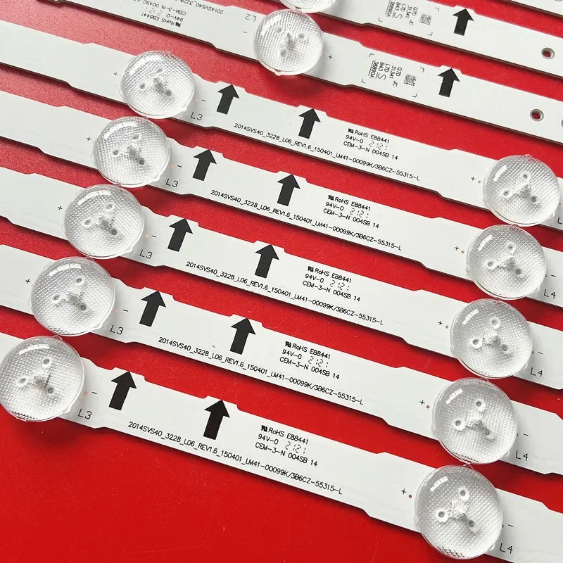 bande lumineuse led blanc moderne connecteur électrique 840mm 3v