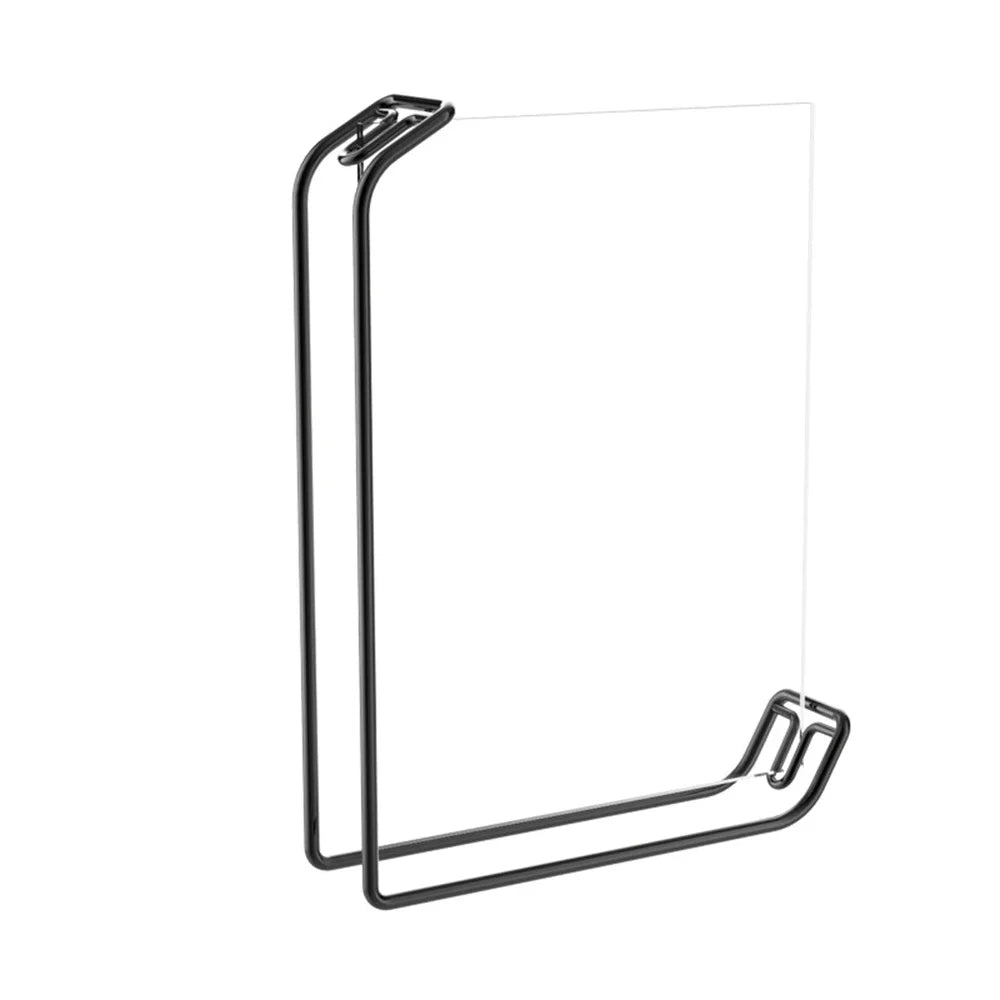 cadre photo moderne or rose transparent clips latéraux photo a4 minimaliste