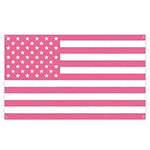 drapeau rose étoiles blanches décoration intérieure rayures horizontales accrochage salon classique vinyle