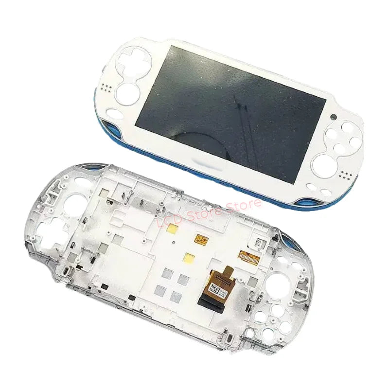écran lcd tactile ps vita blanc bleu rouge clips batterie connecteurs boutons