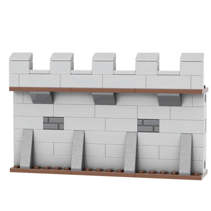 blocs construction mur château médieval brique gris marron jaune opacité enfants