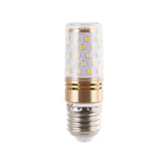 ampoule led e14 moderne blanc doré carrés blancs matrice led 6000k 3000k