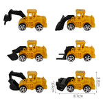décoration gâteau anniversaire enfant construction tracteur excavatrice bulldozer panneaux signalisation jaune noir