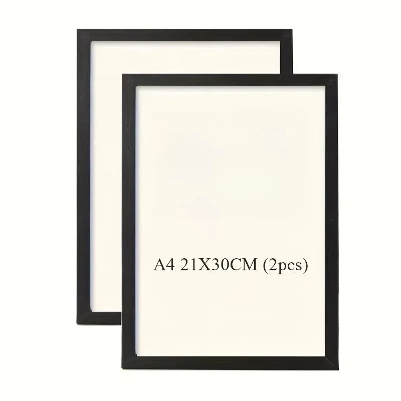 cadres photo bois modernes 30x21 40x30 20x15 transversal decoration murale