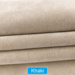 tissu polyester uni moderne vert orange bleu gris marron rouge jaune 148x100cm