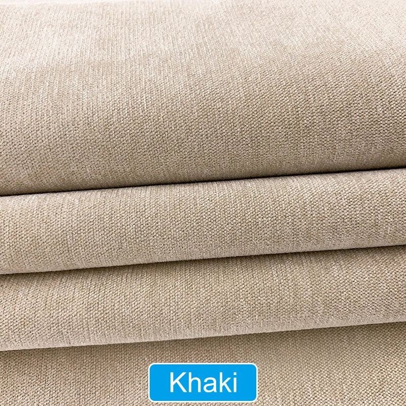 tissu polyester uni moderne vert orange bleu gris marron rouge jaune 148x100cm