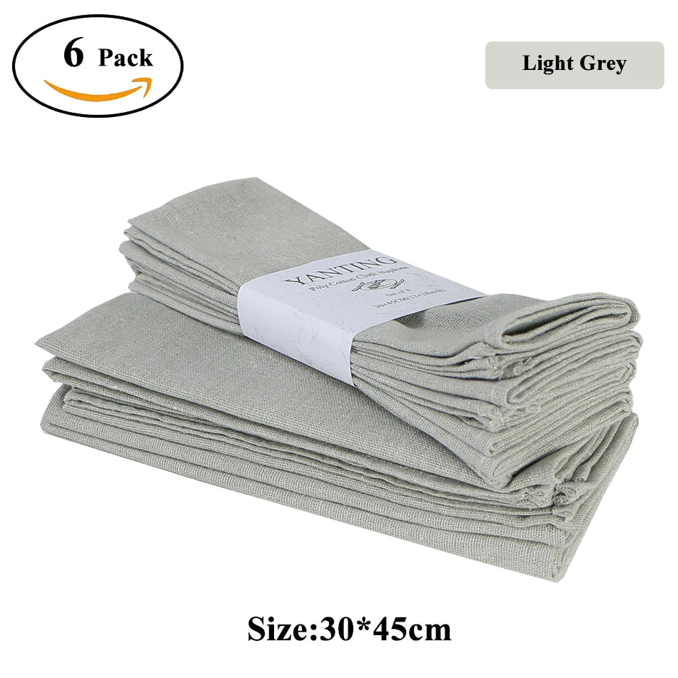 serviettes table tissu rouge vert noir 30x45cm uni réutilisable fêtes mariage opaques classiques pièces
