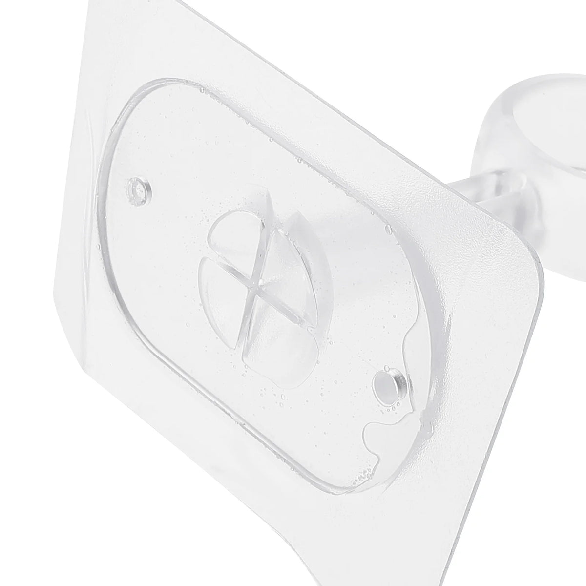 anneaux rideau transparents moderne auto adhésifs sans perçage brackets supports chambre salle bain