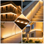 éclairage mural led ip65 moderne argenté 220v 51cm 4cm 7cm