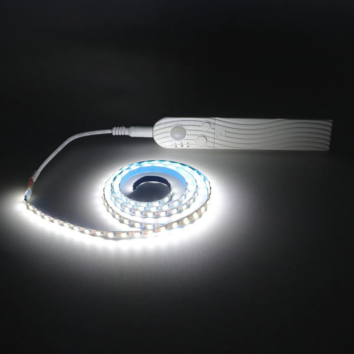 ruban led flexible blanc moderne adhésif détecteur mouvement étanche 5v warm white 249 2000