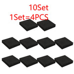 anti vibration pad noir pratique 100x100x20mm résistant antidérapant tapis protection meuble sol