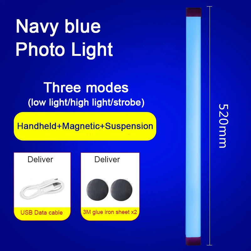 lampe led bleu violet rechargeable moderne minimaliste 520mm 320mm 170mm