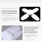 lampe pliable blanc fixation moderne minimaliste e27 led 6500k chambre entrepôt garage