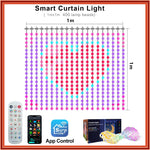 guirlandes led modulables multicolores pixel art motifs variés app contrôlables waterproof ip65