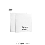 toiles blanches peinture acrylique aquarelle huile 10cm carré art loisirs créatifs kit débutant