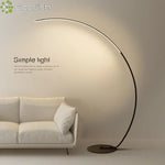 lampes pied led moderne minimaliste blanc noir chambre salon