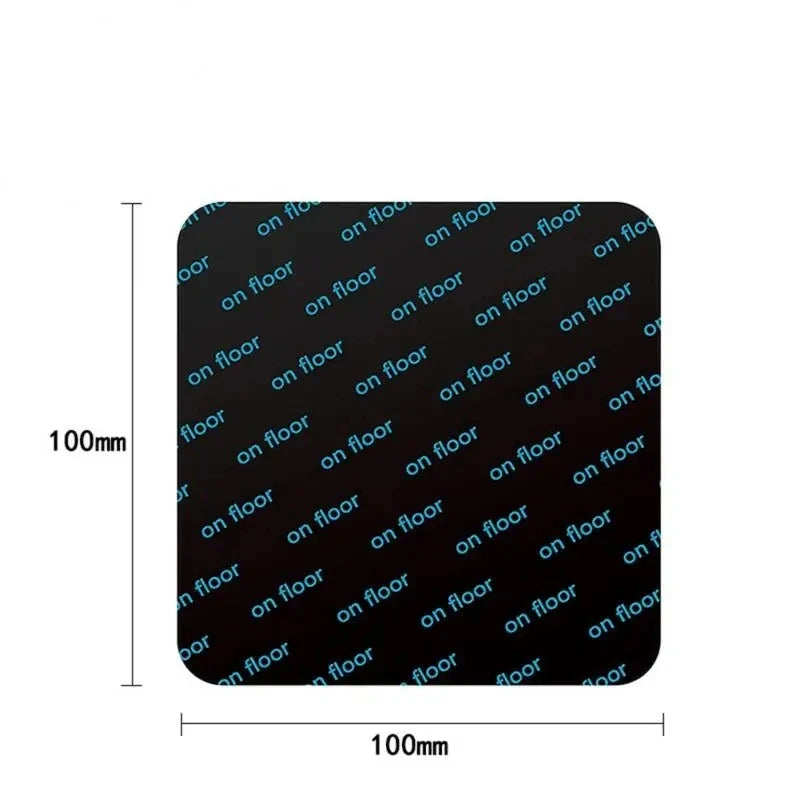 tapis gris moderne motifs adhésifs réutilisable pack pièces