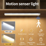 lampe induction rechargeable adhésive blanc moderne capteur mouvement 10cm 20cm 30cm 50cm