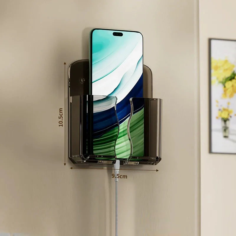 support mural moderne transparent chargeur téléphone rechargeable respectueux environnement utilisation multiple
