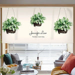 rideau imprimé plantes vertes blanc moderne adhésif polyester machine wash intérieur