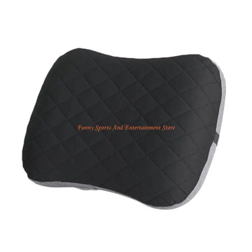 coussin ergonomique gris noir coton doublé motif géométrique tpu intérieur confortable moderne camping randonnée