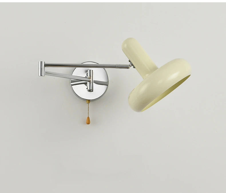 lampe murale articulée blanc vert moderne interrupteur vis fixations