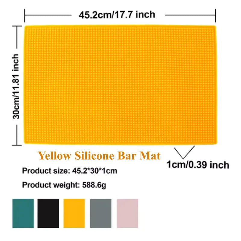 tapis protection vaisselle silicone moderne perforé vert gris blanc