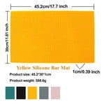 tapis protection vaisselle silicone moderne perforé vert gris blanc
